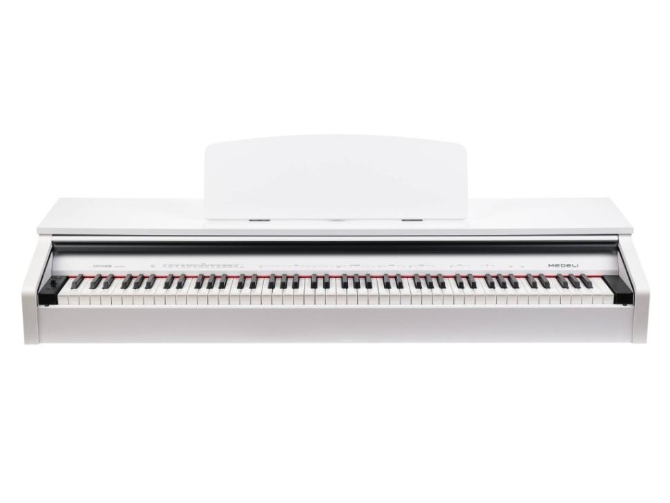 DP250RB-GW Р¦РёС„СЂРѕРІРѕРµ РїРёР°РЅРёРЅРѕ, Р±РµР»РѕРµ РіР»СЏРЅС†РµРІРѕРµ, Medeli