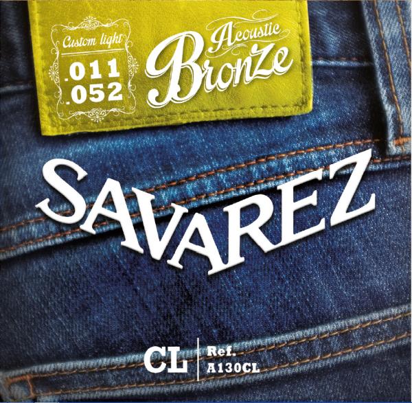 A130CL РљРѕРјРїР»РµРєС‚ СЃС‚СЂСѓРЅ РґР»СЏ Р°РєСѓСЃС‚РёС‡РµСЃРєРѕР№ РіРёС‚Р°СЂС‹, Р±СЂРѕРЅР·Р° 80/20, Custom Light, 11-52, Savarez