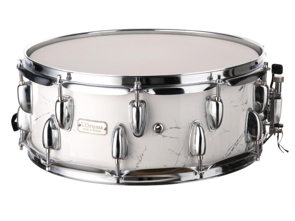 LD5401SN РњР°Р»С‹Р№ Р±Р°СЂР°Р±Р°РЅ, Р±РµР»С‹Р№ РїРµСЂР»Р°РјСѓС‚СЂ 14x5.5", LDrums