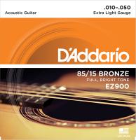 EZ900 AMERICAN BRONZE 85/15 РЎС‚СЂСѓРЅС‹ РґР»СЏ Р°РєСѓСЃС‚РёС‡РµСЃРєРѕР№ РіРёС‚Р°СЂС‹ Extra Light 10-50 D`Addario