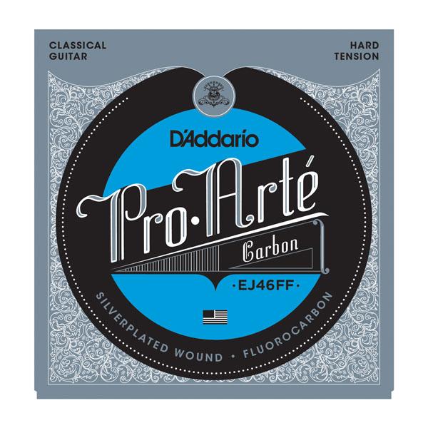 EJ46FF Pro-Arte Carbon РљРѕРјРїР»РµРєС‚ СЃС‚СЂСѓРЅ РґР»СЏ РєР»Р°СЃСЃРёС‡РµСЃРєРѕР№ РіРёС‚Р°СЂС‹, СЃРёР»СЊРЅРѕРµ РЅР°С‚СЏР¶РµРЅРёРµ, D'Addario