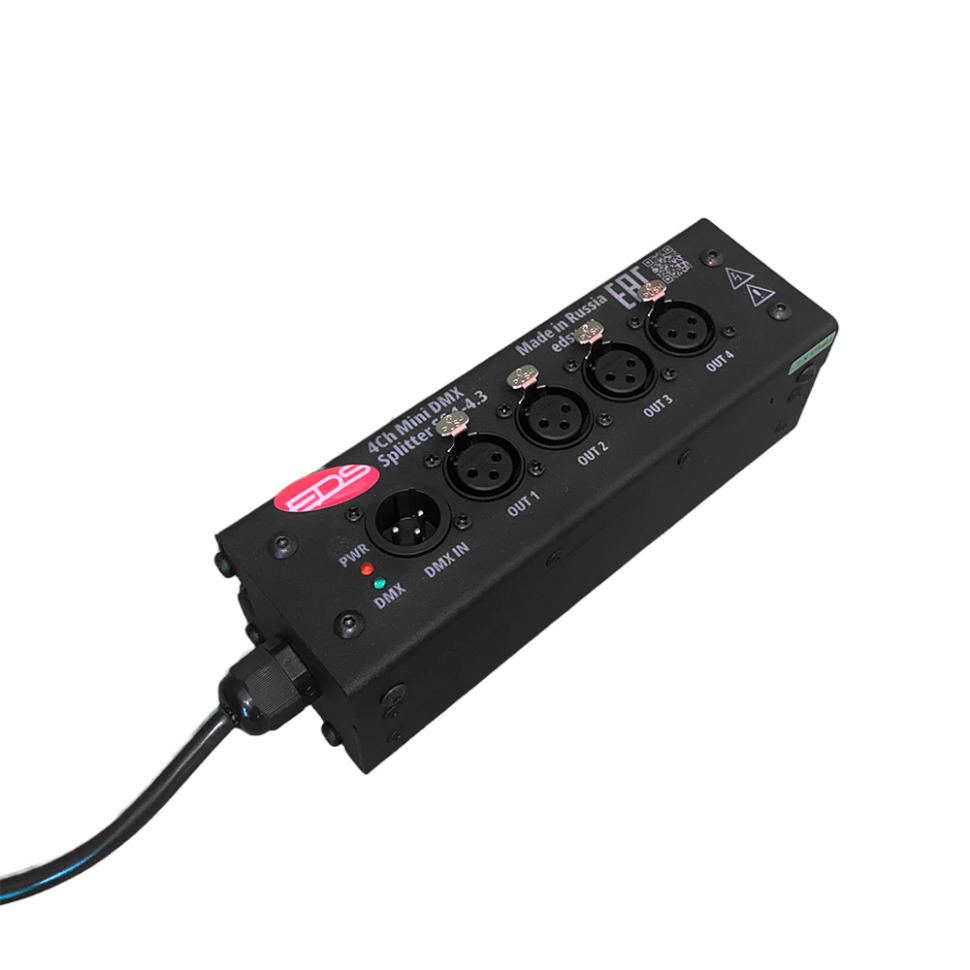 SC1-4.3 РўСѓСЂРѕРІС‹Р№ DMX СЃРїР»РёС‚С‚РµСЂ, EDS