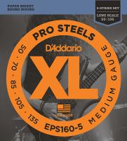 EPS160-5 ProSteels РљРѕРјРїР»РµРєС‚ СЃС‚СЂСѓРЅ РґР»СЏ 5-СЃС‚СЂСѓРЅРЅРѕР№ Р±Р°СЃ-РіРёС‚Р°СЂС‹, Medium, 50-135, Long Scale, D'Addario