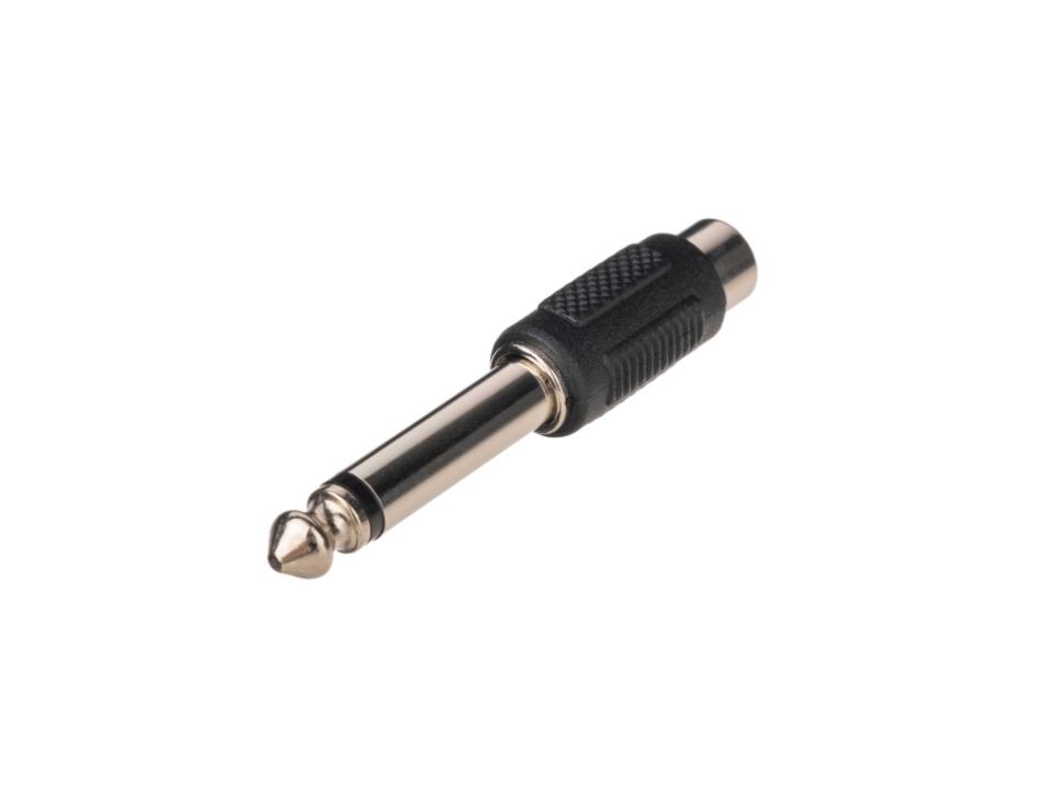 CC303 РџРµСЂРµС…РѕРґРЅРёРє (СЂР°Р·СЉРµРј РїРµСЂРµС…РѕРґРЅРѕР№) 1/4" (6,35РјРј), РјРѕРЅРѕ, С€С‚РµРєРµСЂ - RCA, РіРЅРµР·РґРѕ, Soundking