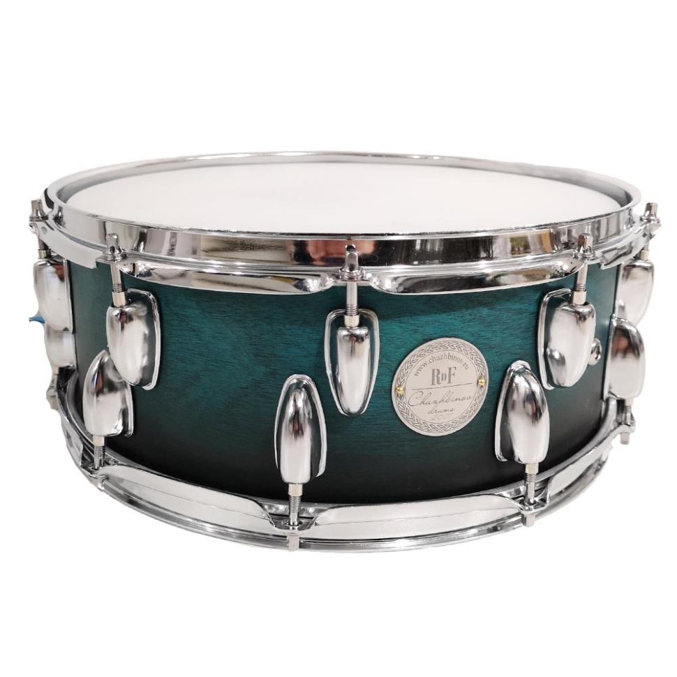 RDF1455BE РњР°Р»С‹Р№ Р±Р°СЂР°Р±Р°РЅ 14x5.5", Р±РёСЂСЋР·РѕРІС‹Р№, Chuzhbinov Drums