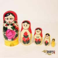 LHM10105 РњР°С‚СЂРµС€РєР° С‚СЂР°РґРёС†РёРѕРЅРЅР°СЏ 5 РєСѓРєРѕР»СЊРЅР°СЏ РјР°Р»Р°СЏ, РҐРѕС…Р»РѕРјР°