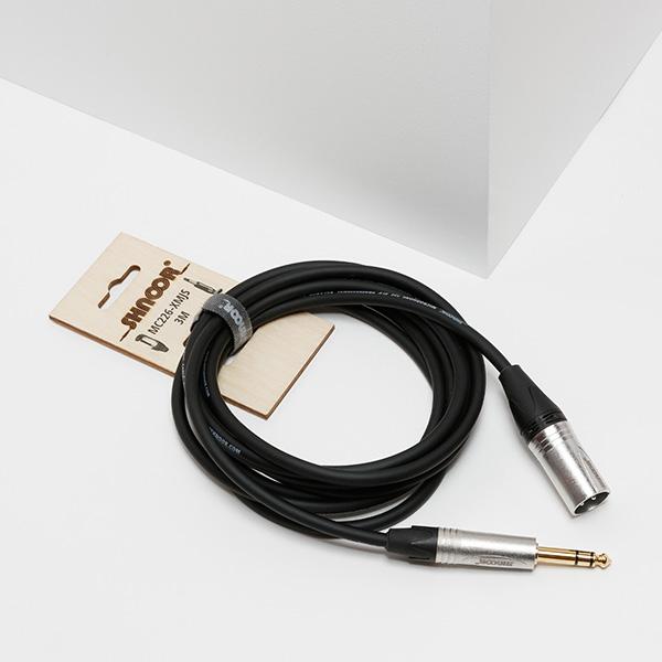 MC226-XMJS-3m РљР°Р±РµР»СЊ РјРёРєСЂРѕС„РѕРЅРЅС‹Р№, XLRM-6.35РјРј СЃС‚РµСЂРµРѕ, 3Рј, SHNOOR