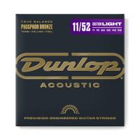 DAP1152 РљРѕРјРїР»РµРєС‚ СЃС‚СЂСѓРЅ РґР»СЏ Р°РєСѓСЃС‚РёС‡РµСЃРєРѕР№ РіРёС‚Р°СЂС‹, С„РѕСЃС„.Р±СЂРѕРЅР·Р°, Medium Light, 11-52, Dunlop