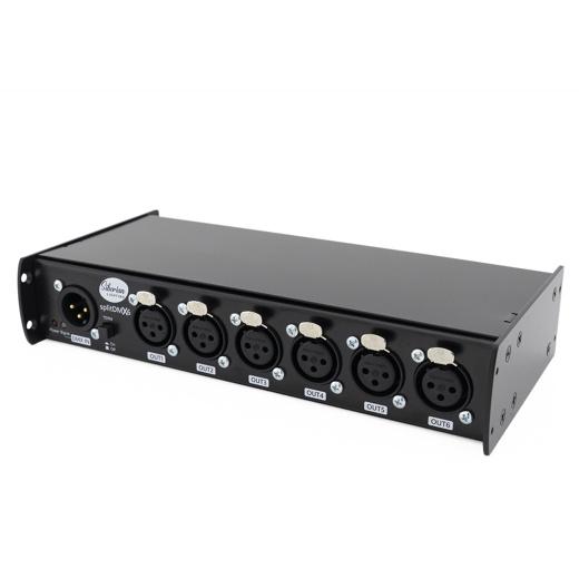 SL-SDX6C splitDMX X6 РЎРїР»РёС‚С‚РµСЂ DMX, 6 РєР°РЅР°Р»РѕРІ, Siberian Lighting