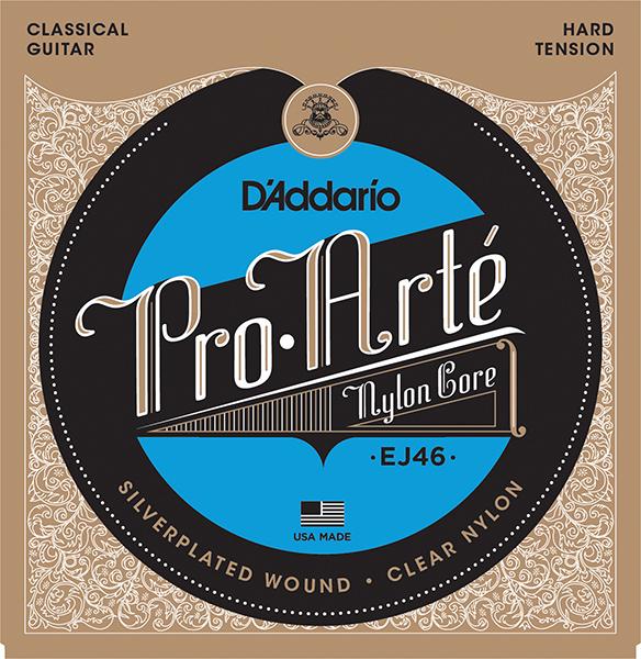 EJ46 PRO ARTE РЎС‚СЂСѓРЅС‹ РґР»СЏ РєР»Р°СЃСЃРёС‡РµСЃРєРѕР№ РіРёС‚Р°СЂС‹ РЅРµР№Р»РѕРЅРѕРІС‹Рµ Hard D`Addario