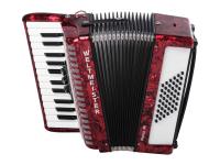 Perle-II-48/26-RD Perle РђРєРєРѕСЂРґРµРѕРЅ 26/48/II/3, РєСЂР°СЃРЅС‹Р№, СЃ СЂРµРјРЅСЏРјРё Рё С‡РµС…Р»РѕРј, Weltmeister