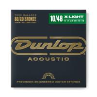DAB1048 РљРѕРјРїР»РµРєС‚ СЃС‚СЂСѓРЅ РґР»СЏ Р°РєСѓСЃС‚РёС‡РµСЃРєРѕР№ РіРёС‚Р°СЂС‹, Р±СЂРѕРЅР·Р° 80/20, Extra Light, 10-48, Dunlop